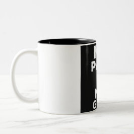 Caneca De Café Em Dois Tons Sem Dor Sem Ganho - Gym