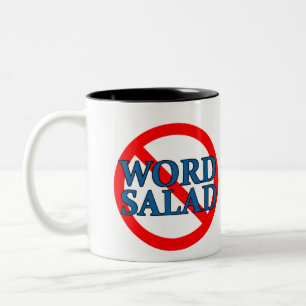 Caneca De Café Em Dois Tons Sem Palavra Salad Mug