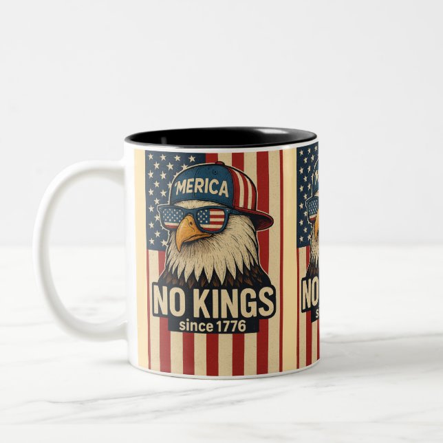 Caneca De Café Em Dois Tons Sem Reis Na América (Esquerda)