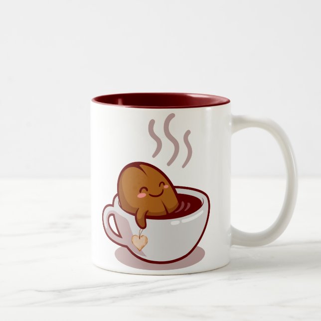 CANECA DE CAFÉ EM DOIS TONS SEM TALKIE ANTES DO CAFÉ (Direita)