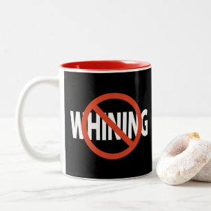 Caneca De Café Em Dois Tons Sem Texto Branco Escuro