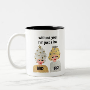 Caneca De Café Em Dois Tons Sem você eu sou apenas um Ho