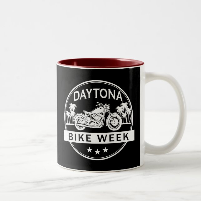 Caneca De Café Em Dois Tons Semana de Moto Daytona (Direita)