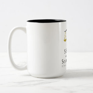 Caneca De Café Em Dois Tons Seneca e a Alma de Nero Mug