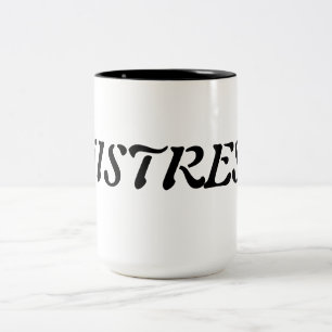 CANECA DE CAFÉ EM DOIS TONS SENHORA