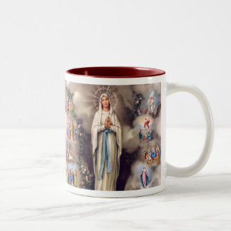 Caneca De Café Em Dois Tons Senhora de Lourdes