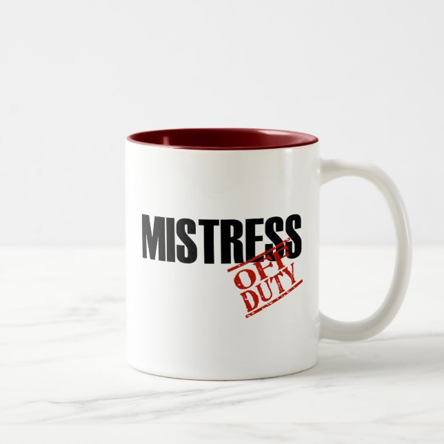 CANECA DE CAFÉ EM DOIS TONS SENHORA FORA DE SERVIÇO (Direita)