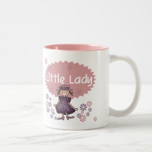 Caneca De Café Em Dois Tons Senhora pequena