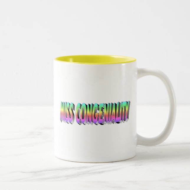 Caneca De Café Em Dois Tons Senhorita Congeniality (Direita)
