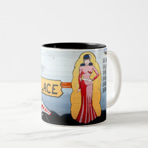 Caneca De Café Em Dois Tons Senhorita Laço B-24 Nariz Arte (fuselagem do