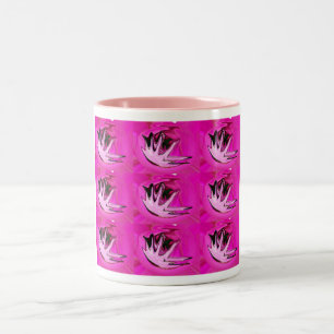 Caneca De Café Em Dois Tons Sensações Rosa