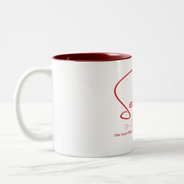 Caneca De Café Em Dois Tons Sensation Pulse Heartline (Esquerda)