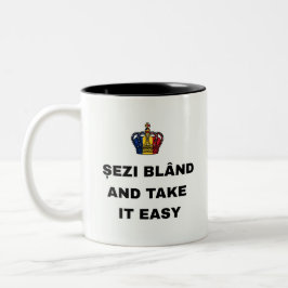 CANECA DE CAFÉ EM DOIS TONS SENTE-SE BEM E RELAXE