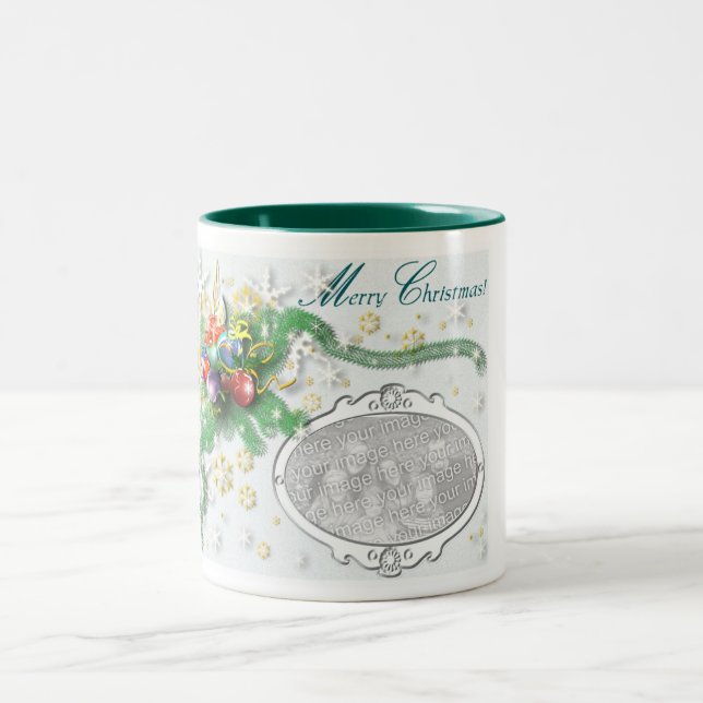 Caneca De Café Em Dois Tons Sentimento do Natal (Centro)