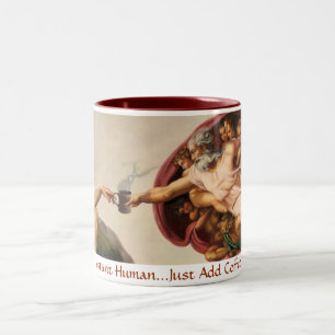 Caneca De Café Em Dois Tons Ser humano imediato