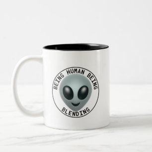 Caneca De Café Em Dois Tons Ser Humano Ser Mug