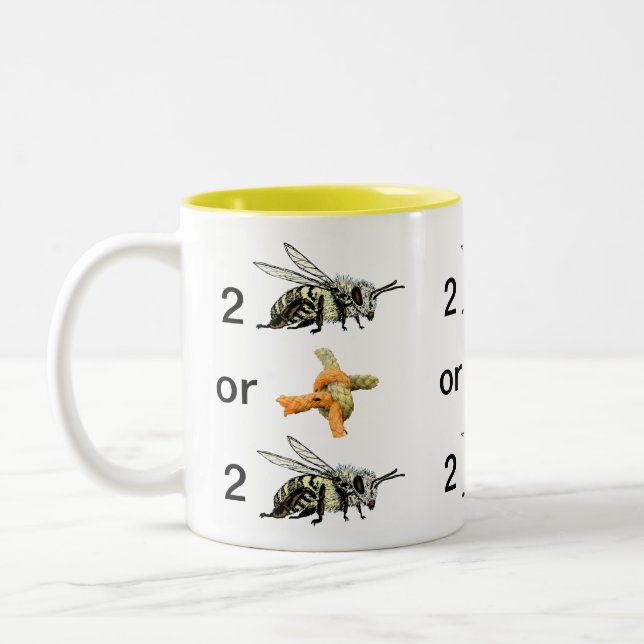 Caneca De Café Em Dois Tons Ser ou não ser (Esquerda)