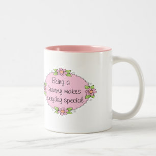 Caneca De Café Em Dois Tons Ser uma Vovó faz todos os dias serem Especiais