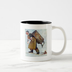 Caneca De Café Em Dois Tons Sereia