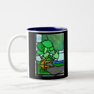 Caneca De Café Em Dois Tons Serenidade