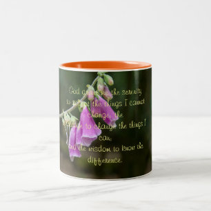 Caneca De Café Em Dois Tons Serenity Prayer Coffee Mug