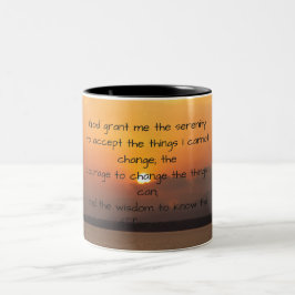 Caneca De Café Em Dois Tons Serenity Prayer Coffee Mug