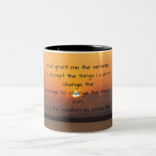 Caneca De Café Em Dois Tons Serenity Prayer Coffee Mug