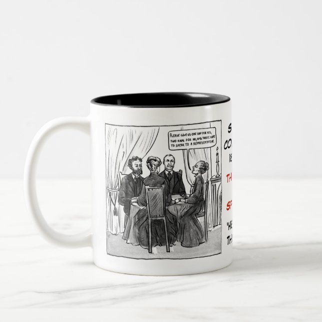Caneca De Café Em Dois Tons Série das APÓS-PALAVRAS - Conan Doyle, (Esquerda)