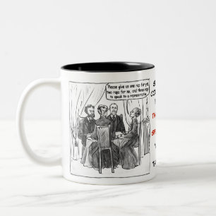 Caneca De Café Em Dois Tons Série das APÓS-PALAVRAS - SENHOR ARTHUR CONAN