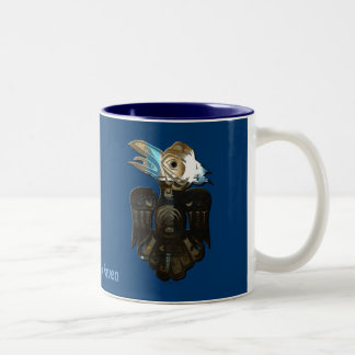 Caneca De Café Em Dois Tons Série HAIDA SPIRIT