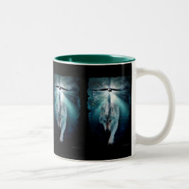 Caneca De Café Em Dois Tons Série WOLF & EAGLE