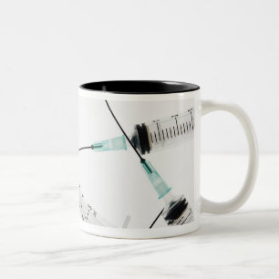 Caneca De Café Em Dois Tons Seringas