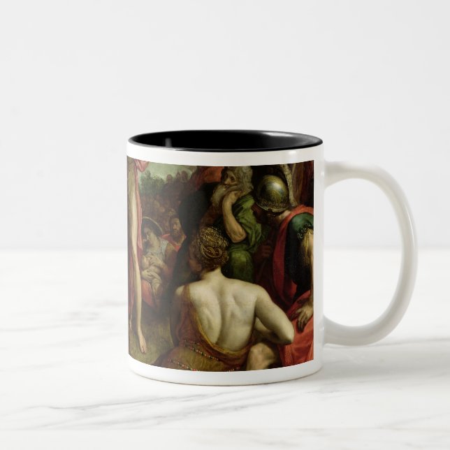 Caneca De Café Em Dois Tons Sermão de St John o baptista (Direita)