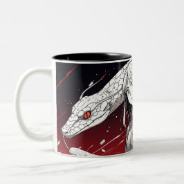 Caneca De Café Em Dois Tons Serpente e Mug Fortune