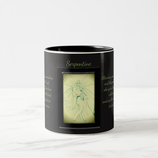 Caneca De Café Em Dois Tons Serpentina Crystal Fairy (Centro)