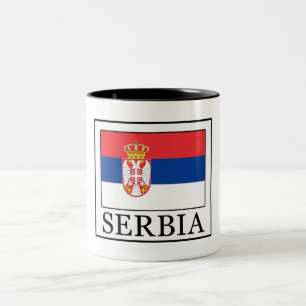 Caneca De Café Em Dois Tons Sérvia