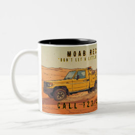 Caneca De Café Em Dois Tons Serviço de Caminhão de Reboque de Recuperação de V