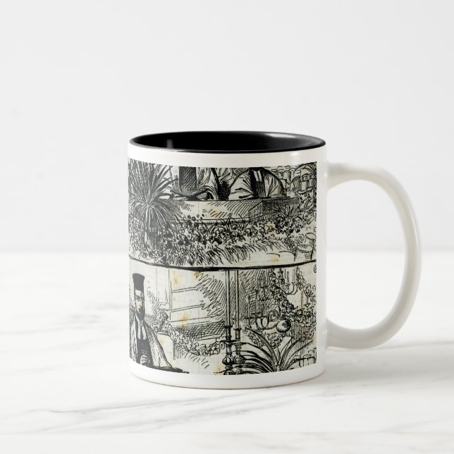 Caneca De Café Em Dois Tons Serviço na sinagoga judaica (Direita)
