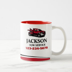 Caneca De Café Em Dois Tons Serviço Profissional de Reboque