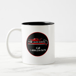 Caneca De Café Em Dois Tons Serviço Profissional de Reboque