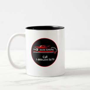 Caneca De Café Em Dois Tons Serviço Profissional de Reboque