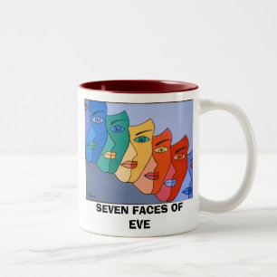 CANECA DE CAFÉ EM DOIS TONS SETE CARAS DA VÉSPERA
