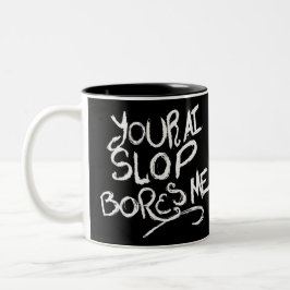 Caneca De Café Em Dois Tons Seu AI Slop Me Enfada
