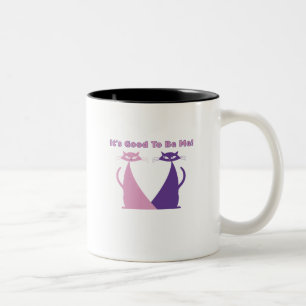 Caneca De Café Em Dois Tons Seu bom ser mim