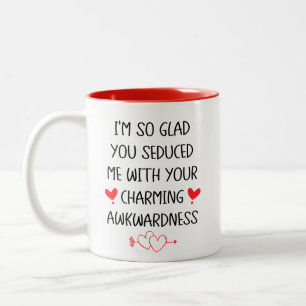 Caneca De Café Em Dois Tons Seu encantador desconforto, Dia de os namorados en