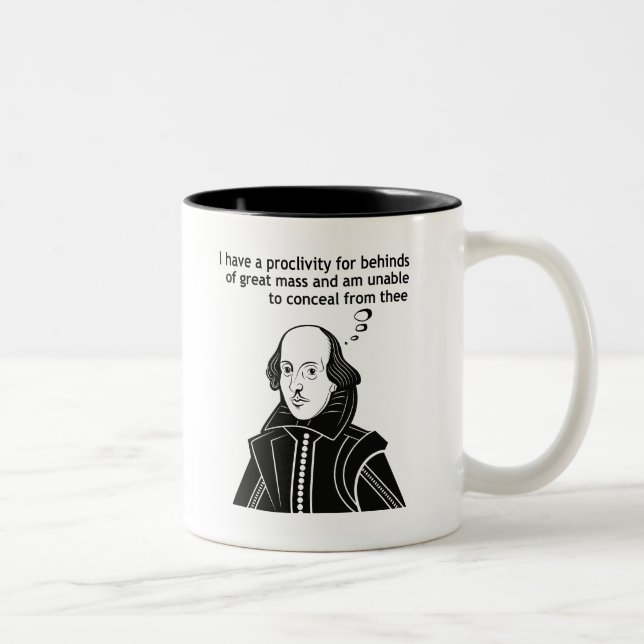 Caneca De Café Em Dois Tons Shakespeare Encantado (Direita)