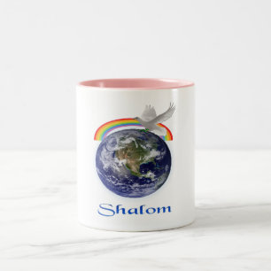 Caneca De Café Em Dois Tons  Shalom