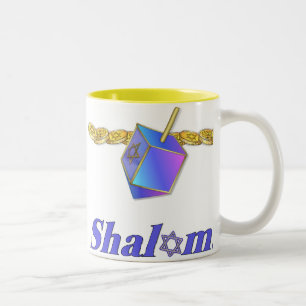 Caneca De Café Em Dois Tons Shalom Mug