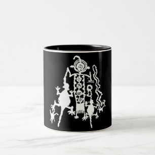Caneca De Café Em Dois Tons shaman e Spirit Guides