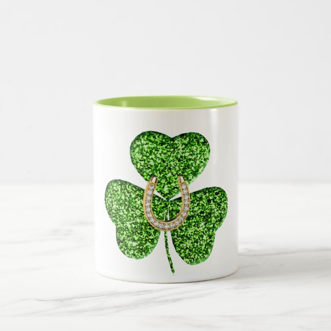 Caneca De Café Em Dois Tons Shamrock and Horserrady Mug (Centro)